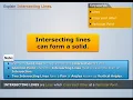Theory of Intersections and Line of Intersection Engineering Graphics