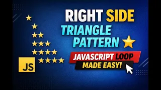 Right-Aligned Star Pattern JavaScript Pattern Printing Easy