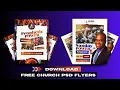 FREE PSD Church Flyer Files - Fully Editable WORD Resurrection and Life