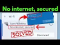 How to Fix No Internet Secured WiFi Error in Windows 10 11