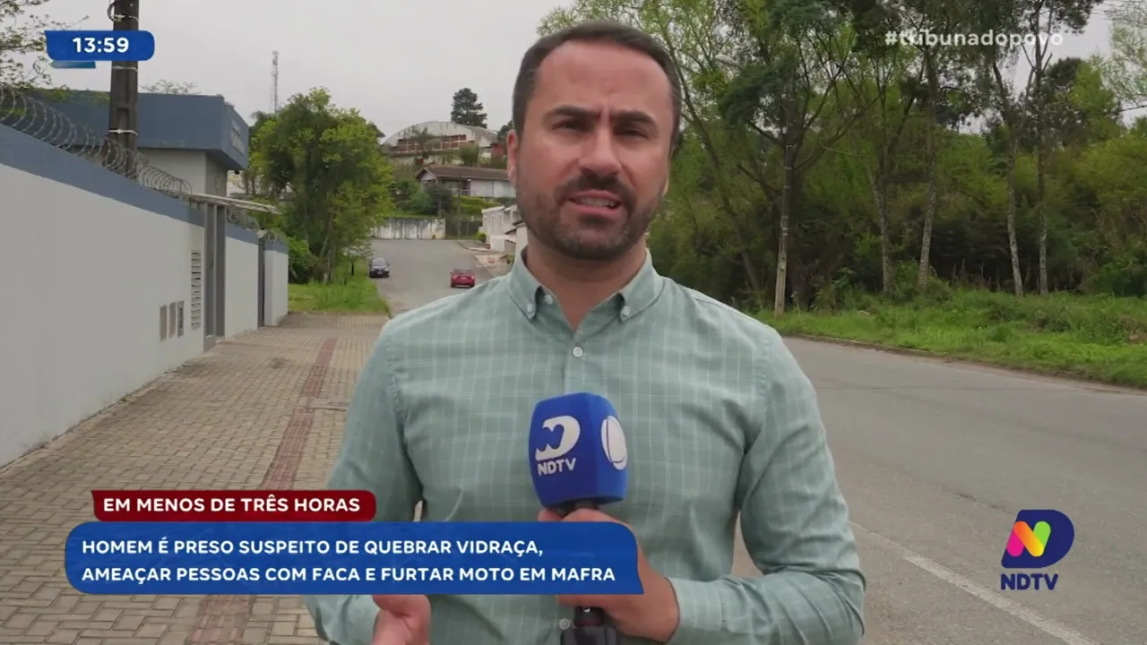 Em menos de 3 Horas: suspeito envolvido em ameaças e furto é detido em Mafra