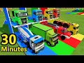 Download Lagu 30 MENIT ANIMASI KARTUN MOBIL, TRUK MIXER, EXCAVATOR, AMBULANCE, MOBIL POLISI, TRUK PEMADAM - FS2222
