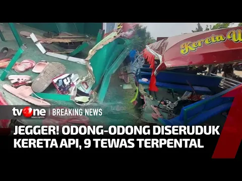 [BREAKING NEWS] Odong-odong Tertabrak Kereta, 9 Tewas