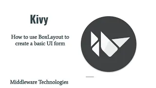 How to use BoxLayout to create a basic UI form