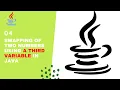 Swapping in Java Swapping two numbers in Java Eclipse IDE