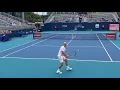 Mannarino vs Quinn Miami 2025 Court Level View 4K 60FPS