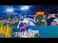 Neckbeard Packers fan and probably Reddit moderator throws a girl punch at a Ravens player