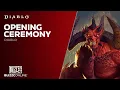 Video di BlizzConline 2021 - Opening Ceremony - Diablo
