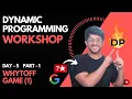Iterative Coding for DP Day 5 Part 1 Dynamic Programming workshop Vivek Gupta