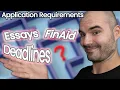 Get ORGANIZED for your College Applications Deadlines and Application Requirements