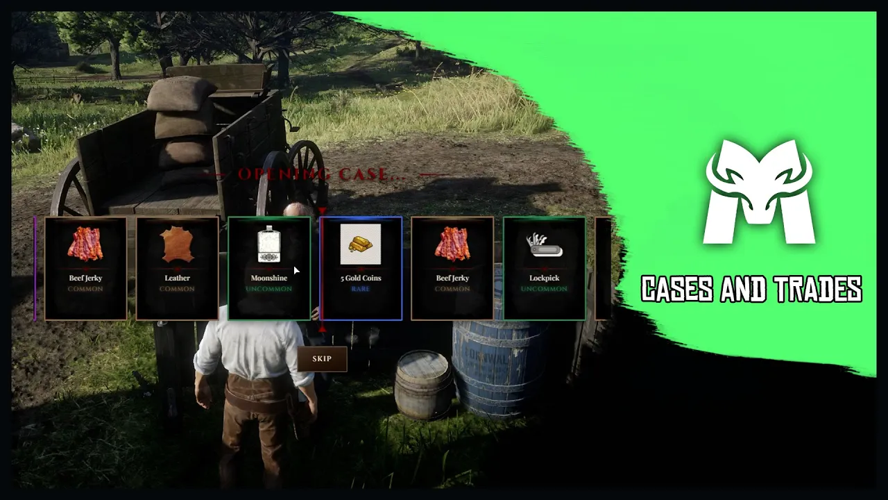 Cases and Trades (Escrowed)