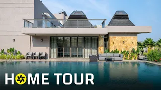 This 14,000 sq. ft.  Modern Home in Bhopal is Designed Around Water & Light (House Tour)