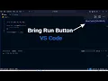 How to bring Code Runner button vs code