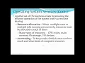 Operating System Overview Operating Systems Services