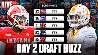 2026 NFL Draft DAY 2 SUPER Latest rumors buzz insider info LIVE