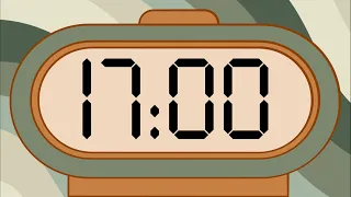 17 Minute Simple Finals Study Timer No Music Soft Synth Alarm at End