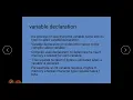 Computer variable declaration initialization part2