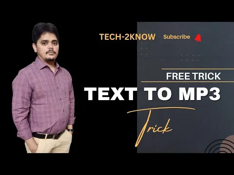 Download MP3 How to Convert Text to MP3 | Text to Audio