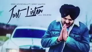 Just Listen | Official Music Video | Sidhu Moose Wala ft. Sunny Malton | Meri Maa Mera Rab Song