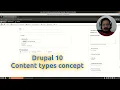 Drupal 10 - Content types concept