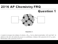 2016 AP Exam FRQ