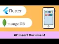 Flutter and MongoDB Insert Document into MongoDB