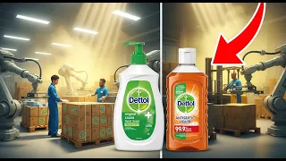 inside the dettol factory how antiseptic products are made complete process