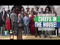 President Joe Biden WELCOMES the Kansas City Chiefs to the White House after their SB LVII SUCCESS