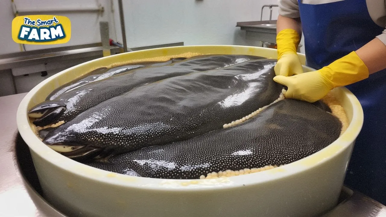 Outline Video AMAZING Caviar Production: How The World's Most Expensive Caviar is Made