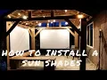 How to install a Costco Sun Shade for your Gazebo Pergola or Pavilion Easy installation guide