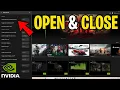 Nvidia Overlay How to open Close the in game overlay