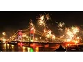 Pesta Kembang Api Tahun Baru 2017 di samping Hotel Aryaduta Palembang