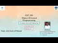 KTU CS205 Object Oriented Programming using Java