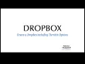 Dropbox - Create a Dropbox Folder in D2L