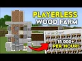 One Sapling Automatic Tree Farm with TNT Dropper Minecraft Bedrock 1 21