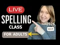 Spelling Help for Adults WOR Learn Reading
