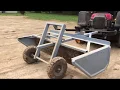 DIY Mini grader box for a riding mower