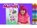 Coloring Minnie Mickey Mouse Clubhouse GIANT Coloring Page Crayons COLORING WITH KiMMi THE CLOWN