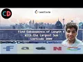 Find Subsequence of Length K With the Largest Sum Leetcode 2099 Live coding session Contest 67