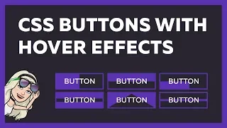 Buttons With Animation Hover Effects Using Only HTML CSS