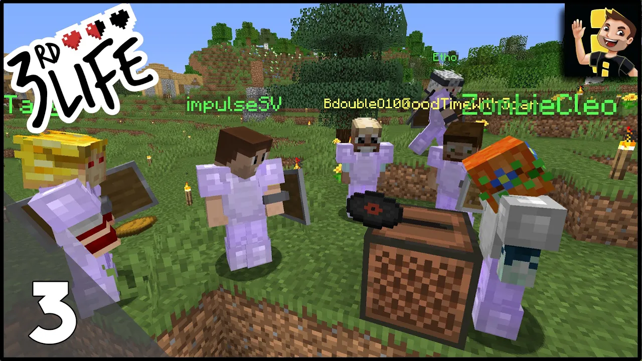 Watch "Minecraft 3rd Life SMP | Ep 03 - We Be Vibin' Again!" on YouTube