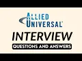 Allied Universal Interview Questions and Answers for 2026