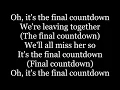 Download Lagu Europe - The Final Countdown (lyrics)