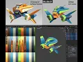Timelapse of a 3D Gradient Texturing Process