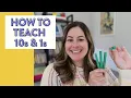 How to Teach Tens and Ones place value and base-10 system in Kindergarten 1st and 2nd Grade