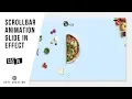 Scrollbar Animation Glide In Effect CSS - JQUERY Tutorial 2019