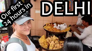 Our first 24hrs in Delhi | Loving Delhi street food (N. India Ep 1)