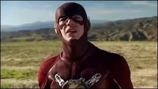 the flash supergirl crossover scenes