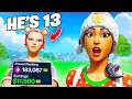 I WON a Tournament with the YOUNGEST Fortnite PRO