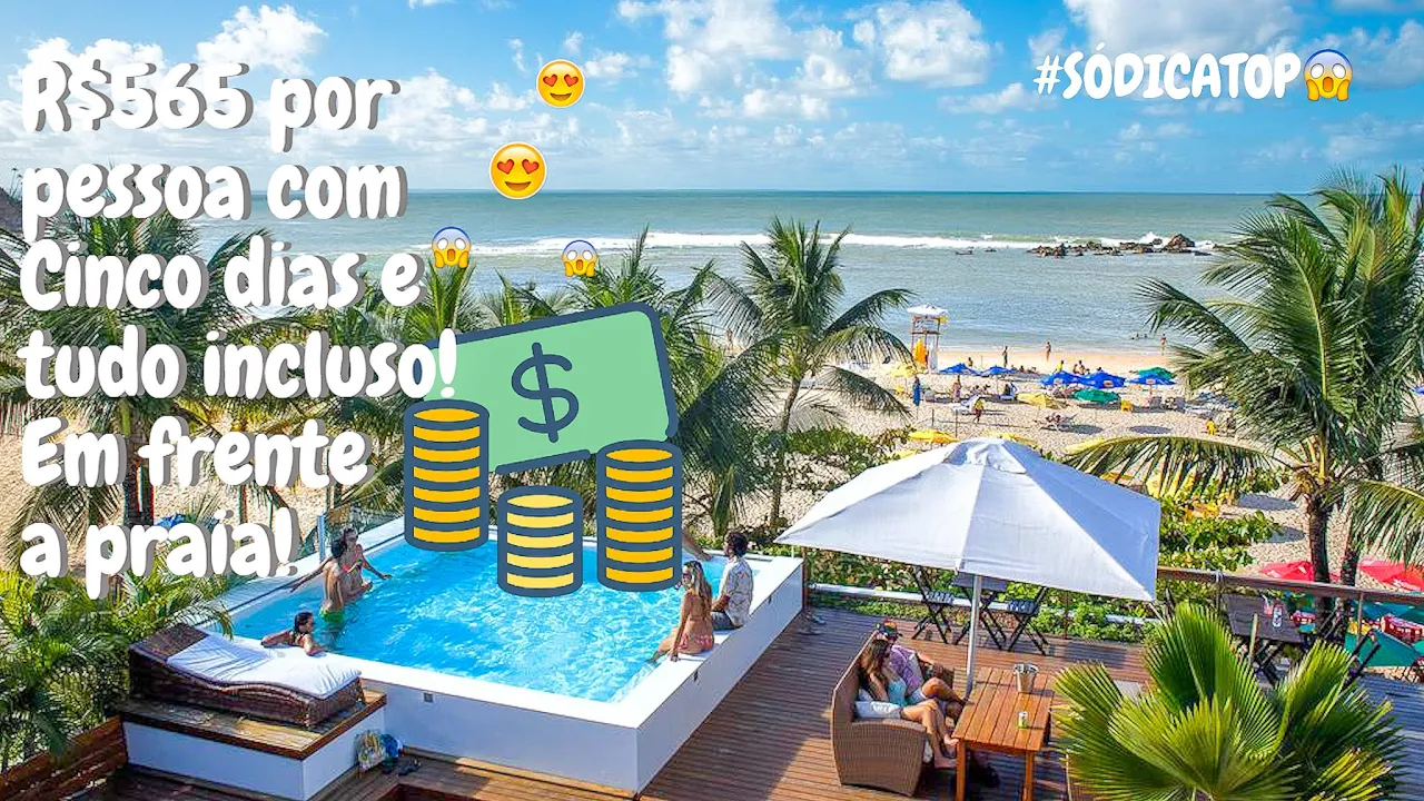 Pacotes mais baratos nos melhores hotéis de Morro de São Paulo/BA